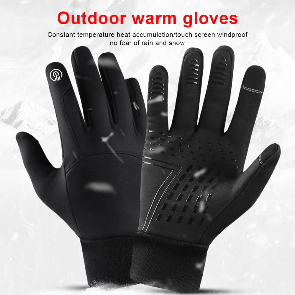Waterproof Mitten Ski - Jesienno-zimowe męskie rękawiczki damskie z ekranem