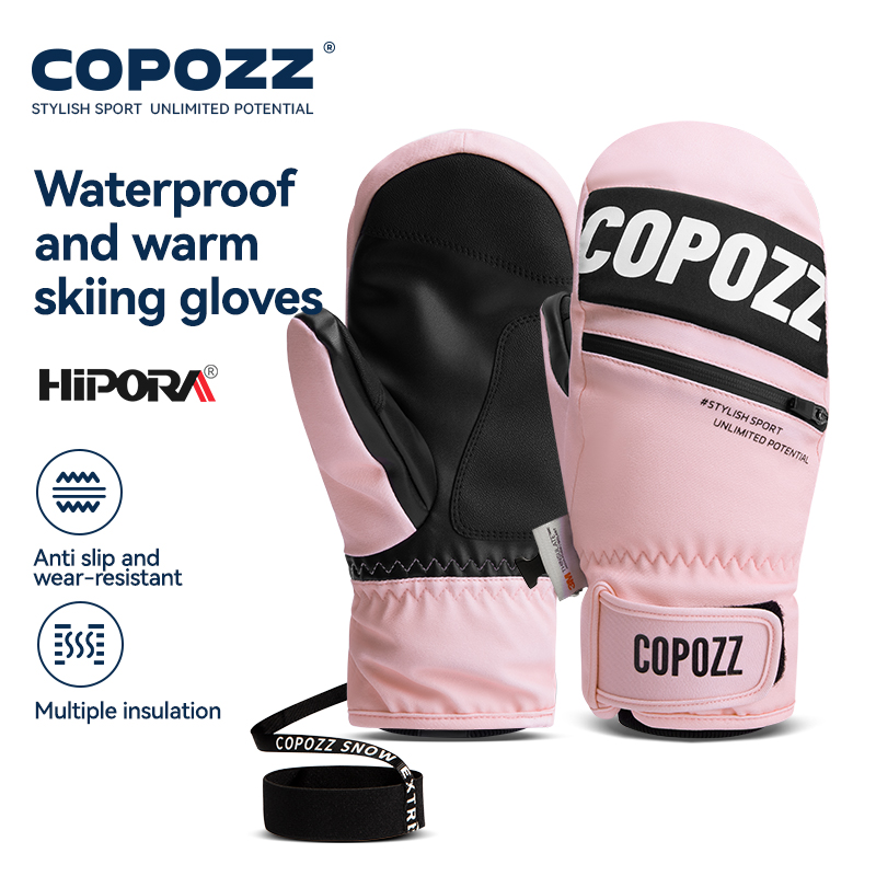 Waterproof Mitten Ski - Rękawice narciarskie COPOZZ 3M Thinsulate damskie