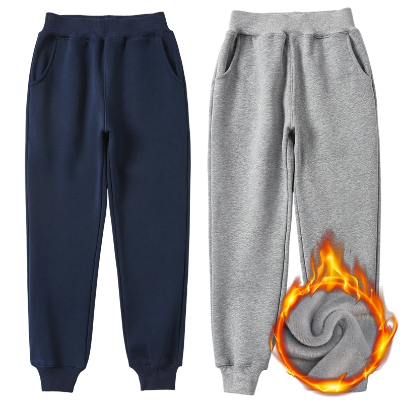 Winter Clothing Kids - Jesienno-zimowe dziecięce nastoletnie chłopcy dorywczo spodnie