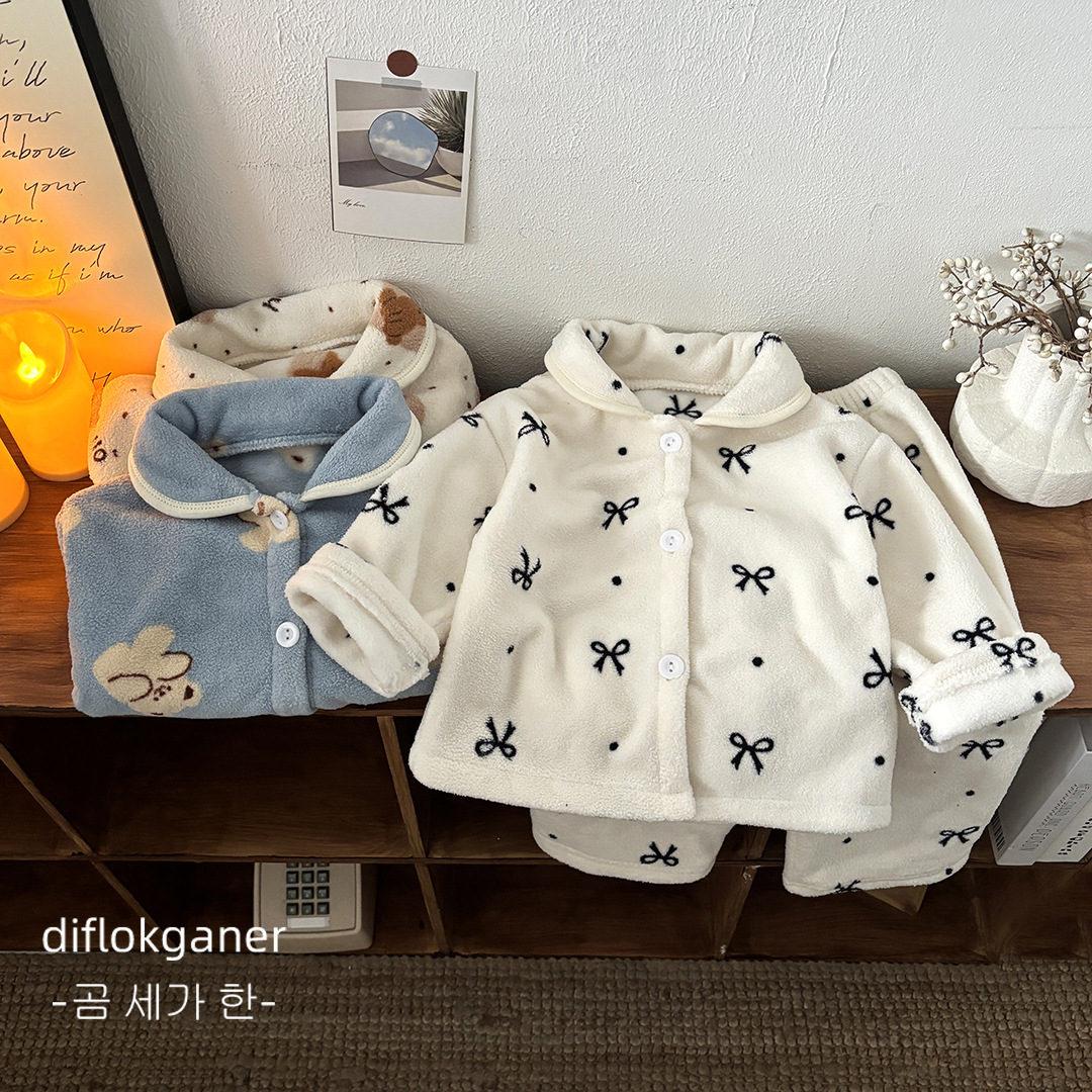 Winter Clothing Baby Girl - Nowe, grube, ciepłe i miękkie piżamy