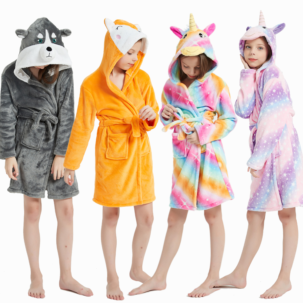 Winter Clothing Baby Girl - Szlafroki dla zwierząt dla dziewczynek piżama