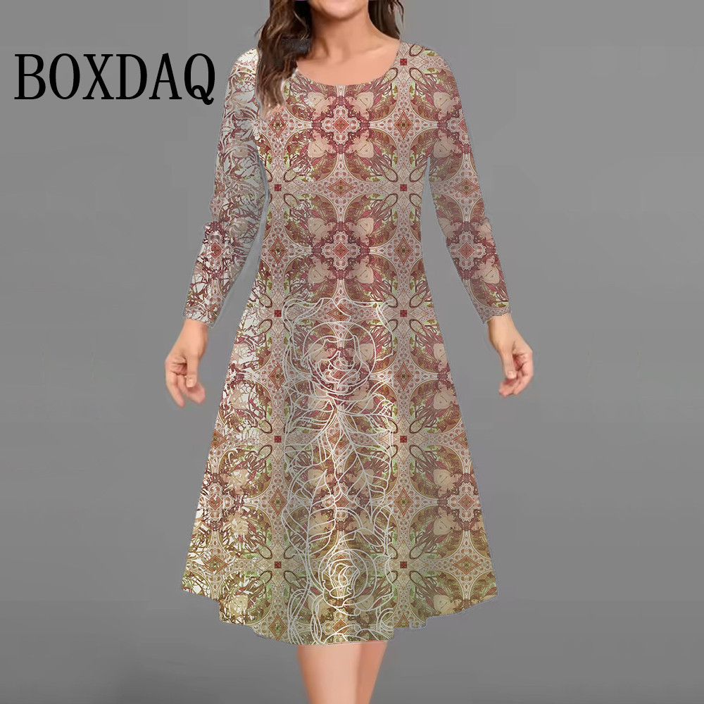 Winter Clothing Plus Size - Nowa Moda Eleganckie Sukienki Damskie Jesień