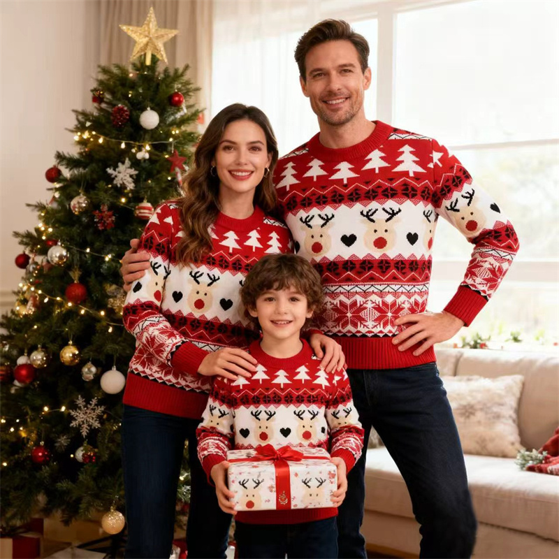 Winter Clothing Kids - Świąteczne swetry rodzinne, pasujące do siebie