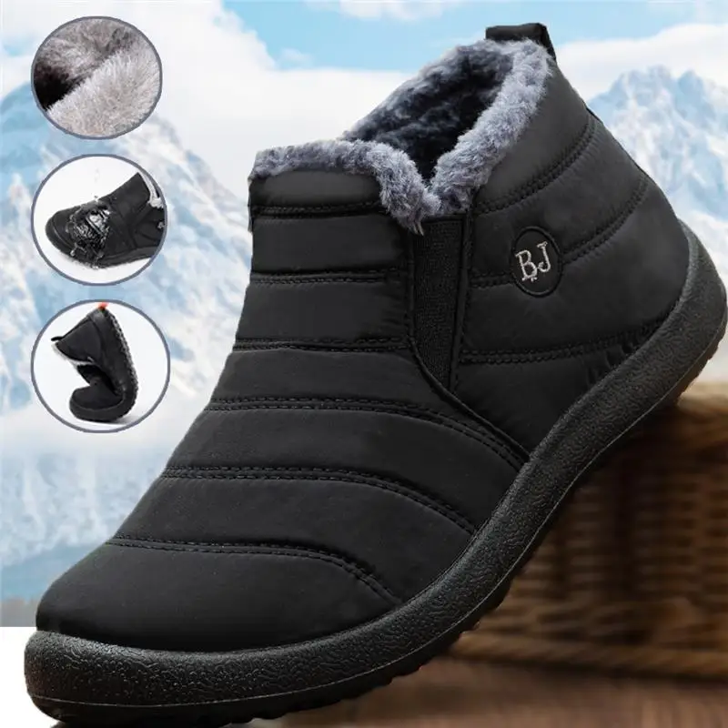 Winter Clothing Material - Modne męskie buty śniegowce za kostkę,
