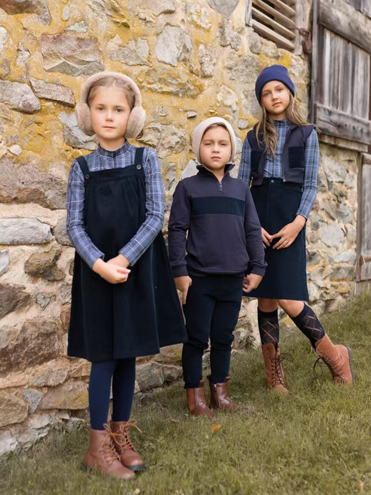 Winter Clothing Kids - AP 2025 AW kolekcja sztruksowa granatowa
