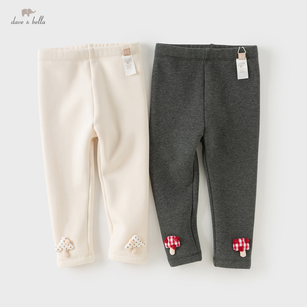 Winter Clothing Baby Girl - Legginsy dziecięce Dave Bella, zimowe, modne,