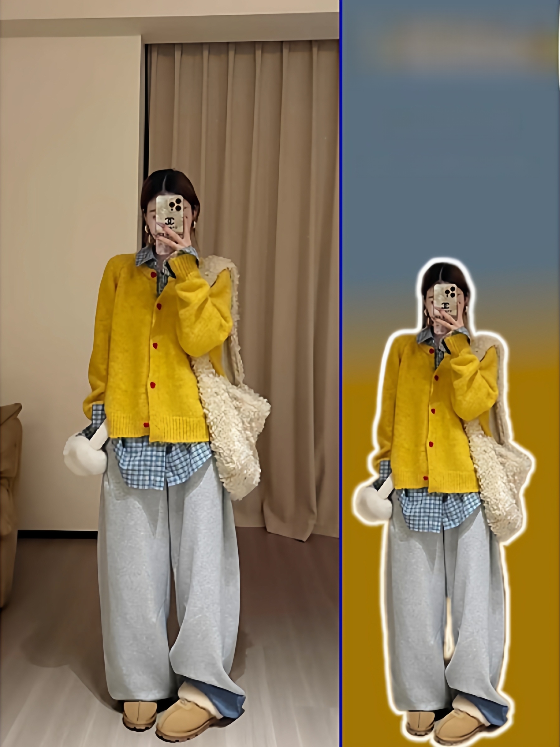 Winter Clothing Plus Size - Sweter dzianinowy w stylu retro, wyszczuplający,