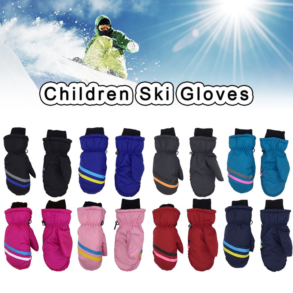 Waterproof Mitten Ski - Nowe dziecięce dziecięce zimowe ciepłe rękawiczki