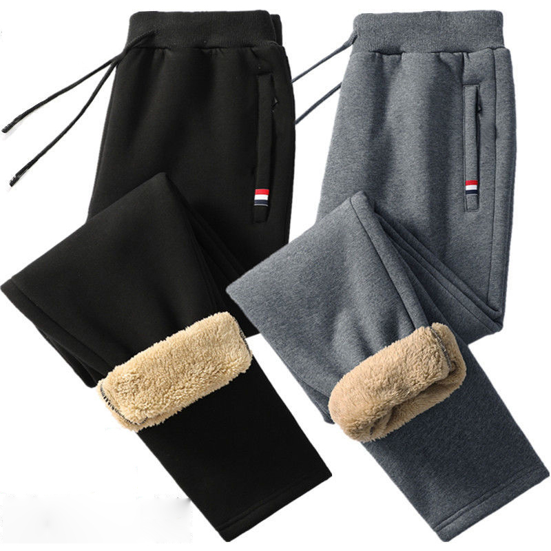 Winter Clothing Wholesale - Zimowe męskie bawełniane obcisłe spodnie dresowe