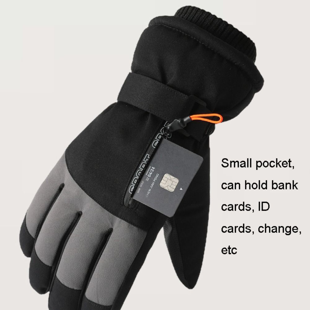 Waterproof Mitten Ski - Wiatroodporne, ciepłe zimowe rękawice dotykowe, pogrubione