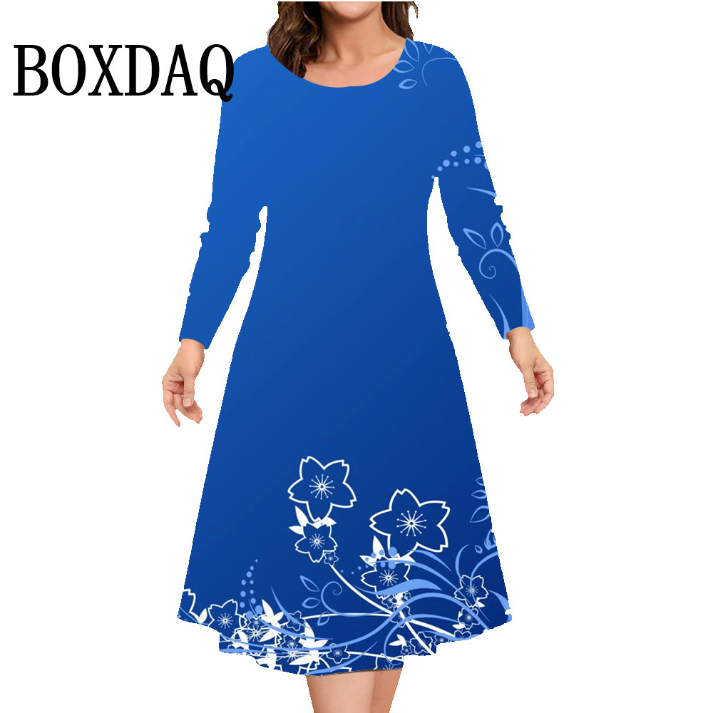 Jesienno-zimowa sukienka z dłu – Winter Clothing Plus Size recenzja i cena