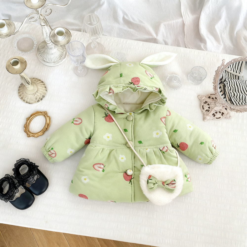 Kurtka zimowa dla dziewczynki, – Winter Clothing Baby Girl recenzja i cena