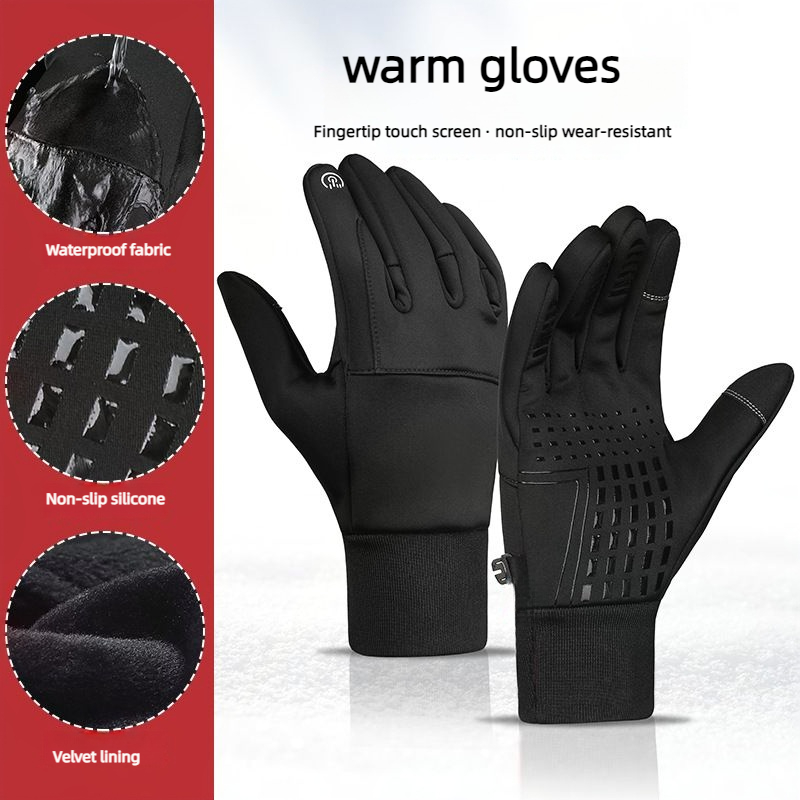 Jesienno-zimowe męskie rękawic – Waterproof Mitten Ski recenzja i cena