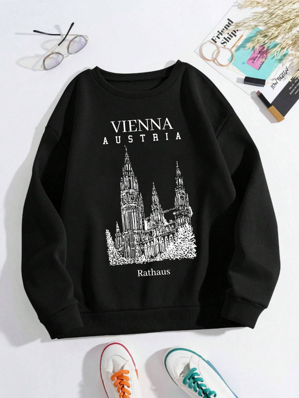 Damska bluza z nadrukiem Ratha – Winter Clothing Vienna recenzja i cena