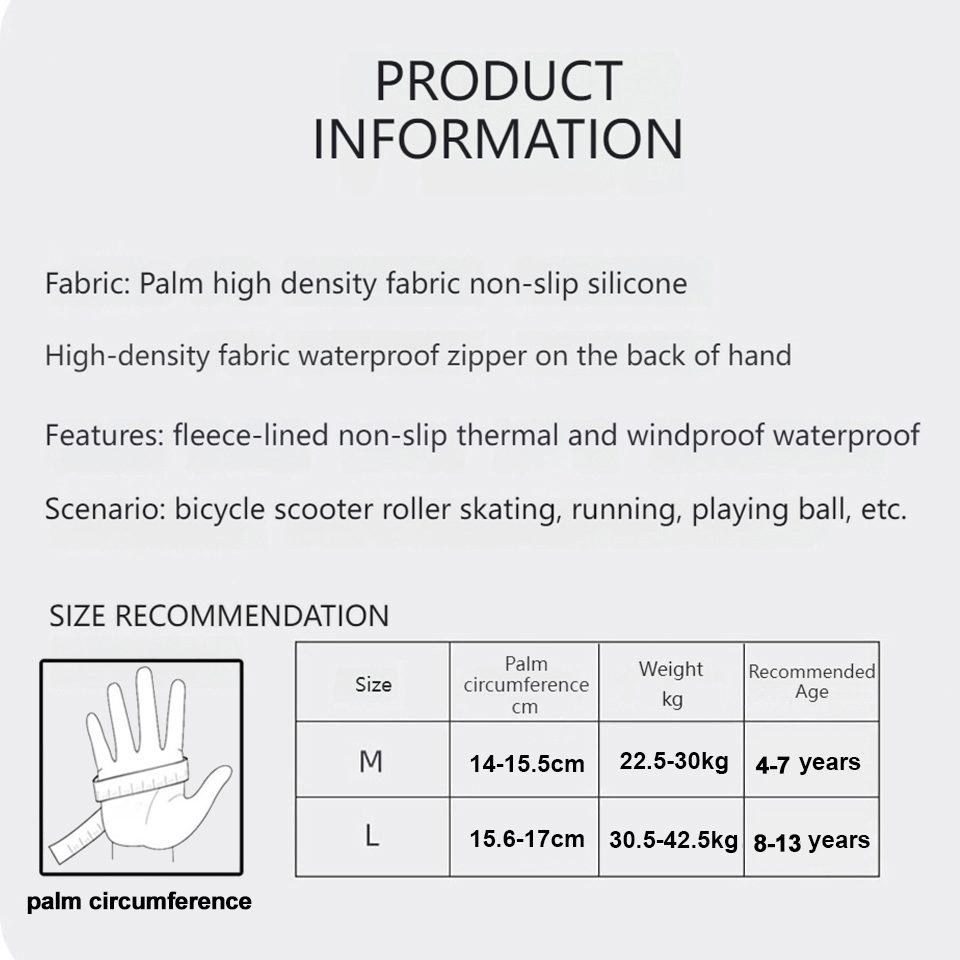 Rękawice dziecięce GTUBIKE, ci – Waterproof Mitten Ski recenzja i cena