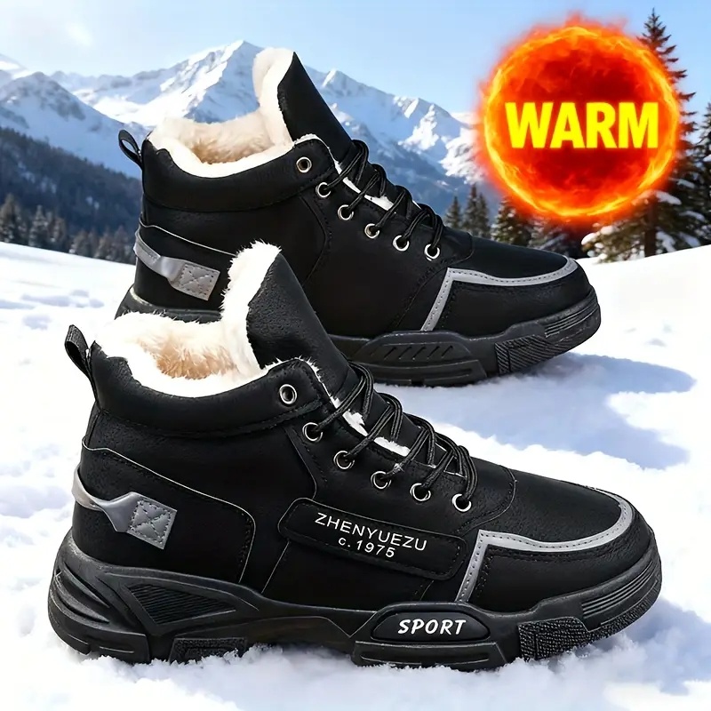 Męskie jesienno-zimowe buty śn – Winter Clothing Material recenzja i cena