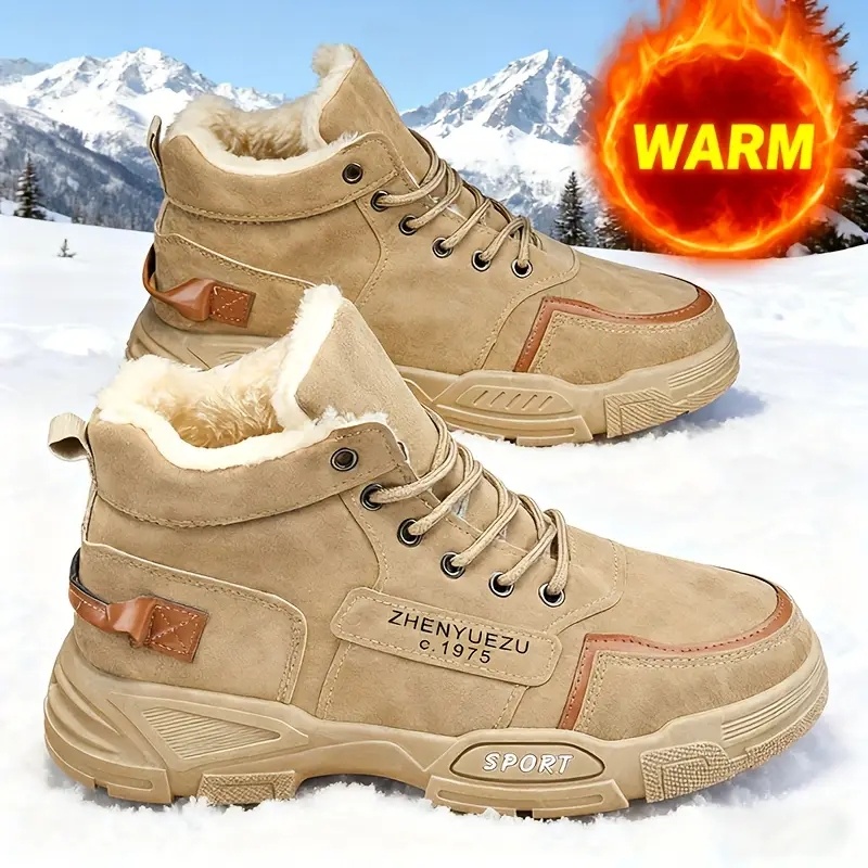 Męskie jesienno-zimowe buty śn – Winter Clothing Material recenzja i cena