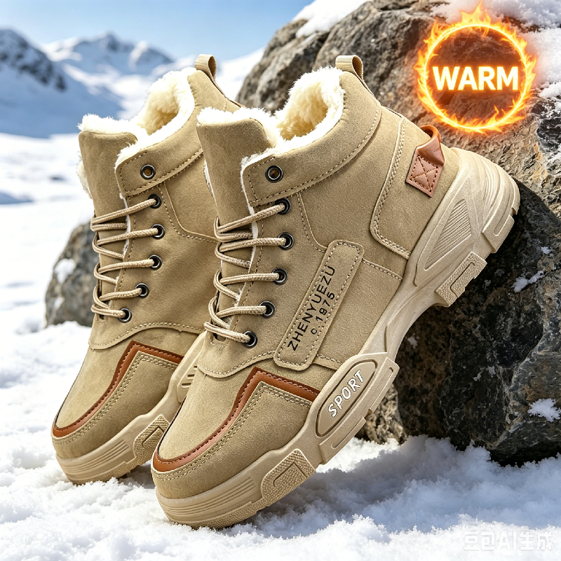 Męskie jesienno-zimowe buty śn – Winter Clothing Material recenzja i cena