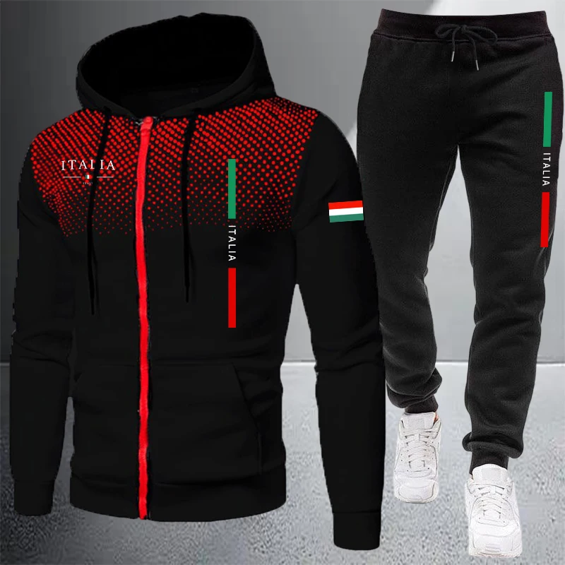 Męski dres sportowy z kapturem – Winter Clothing Outdoor recenzja i cena
