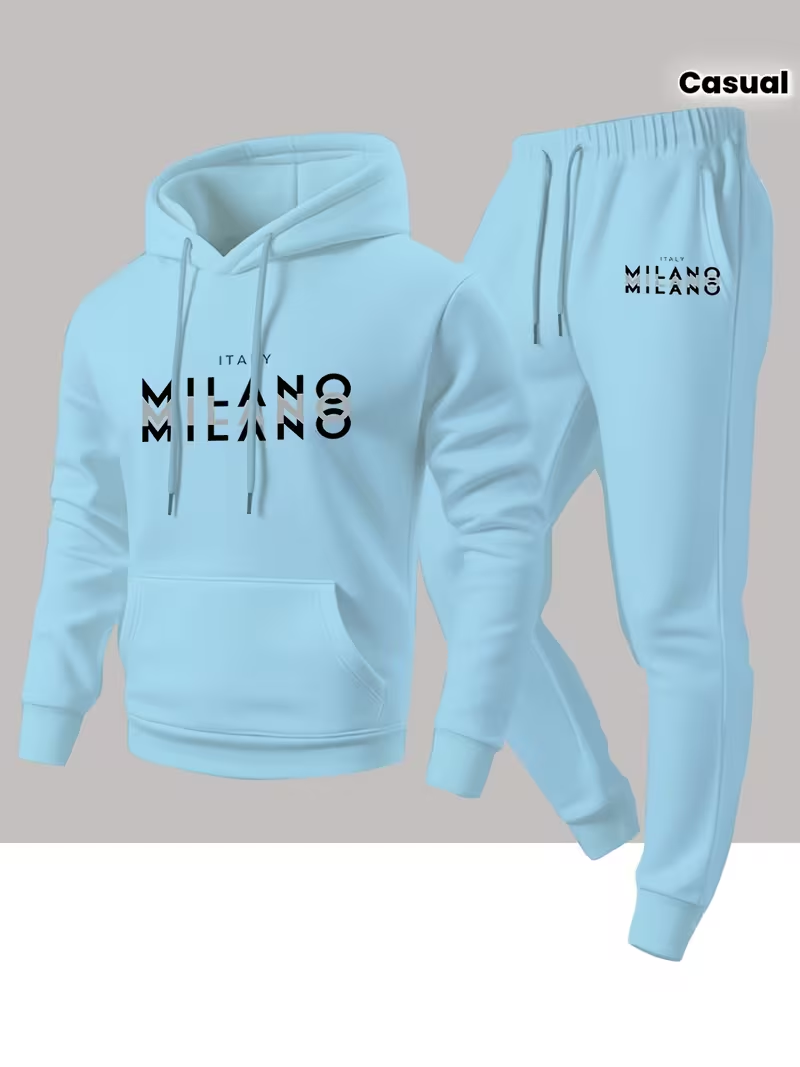 Męski modny zestaw z nadrukiem – Winter Clothing Outdoor recenzja i cena