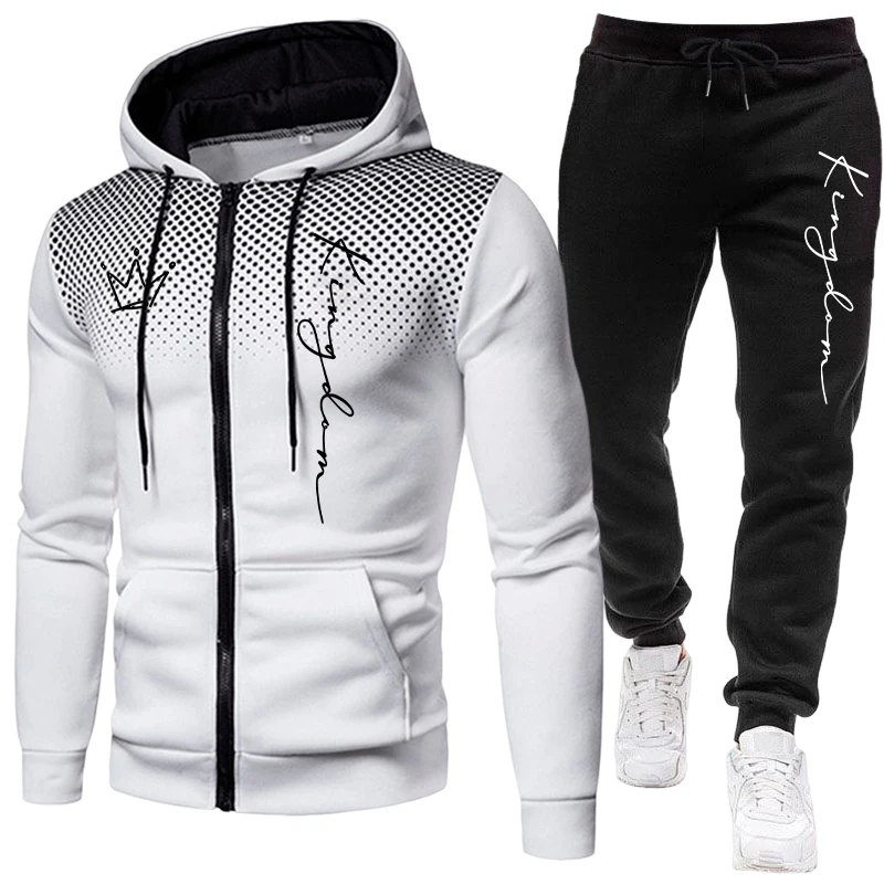 Męski dres z kurtką, casualowy – Winter Clothing Outdoor recenzja i cena