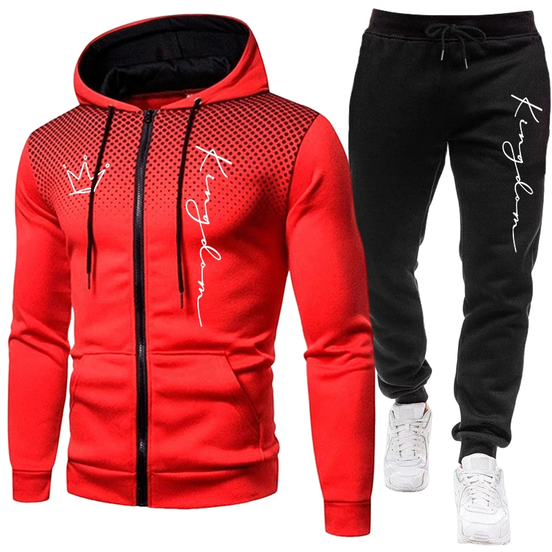 Męski dres z kurtką, casualowy – Winter Clothing Outdoor recenzja i cena