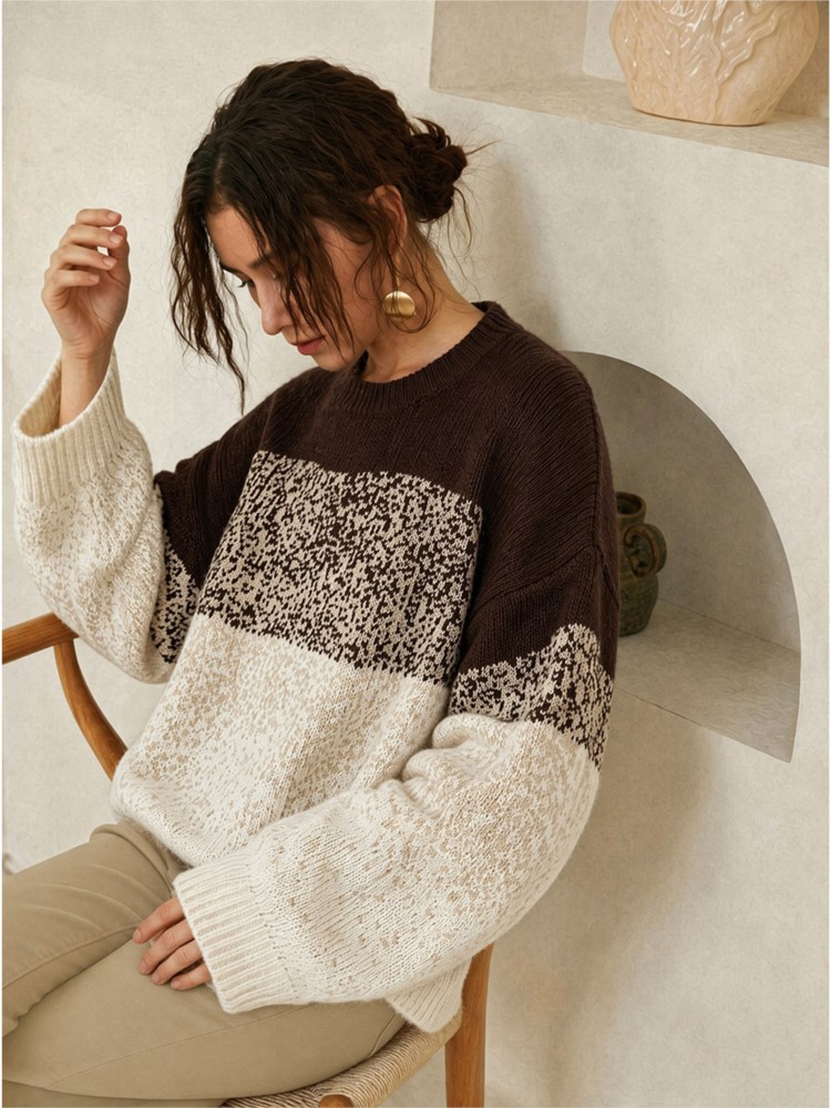 Damski sweter z dzianiny plus  – Winter Clothing Plus Size recenzja i cena