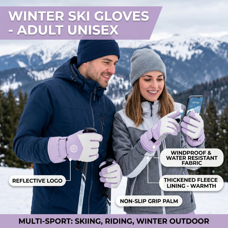 Zimowe rękawice narciarskie od – Waterproof Mitten Ski recenzja i cena