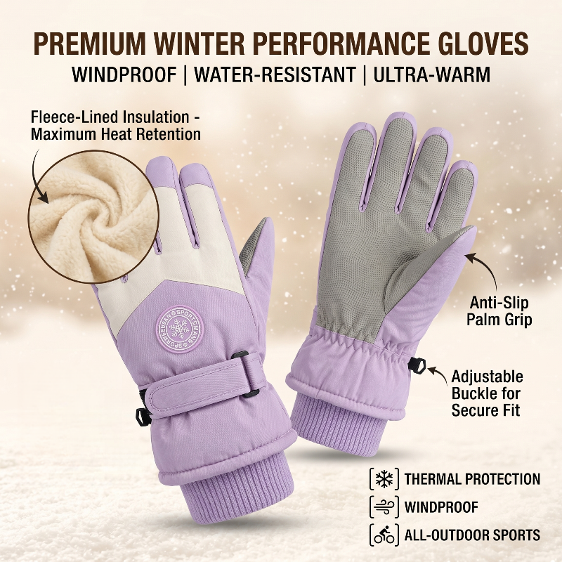 Zimowe rękawice narciarskie od – Waterproof Mitten Ski recenzja i cena