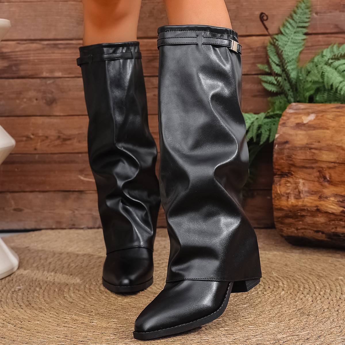 Botki damskie na wysokim obcas – Winter Clothing Material recenzja i cena