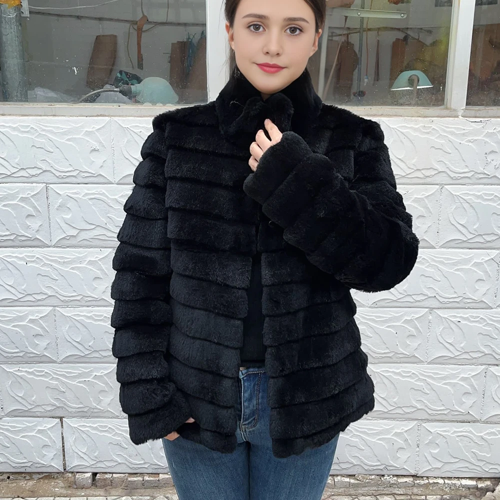 OFTBUY Królicza kurtka z prawd – Winter Clothing Store recenzja i cena