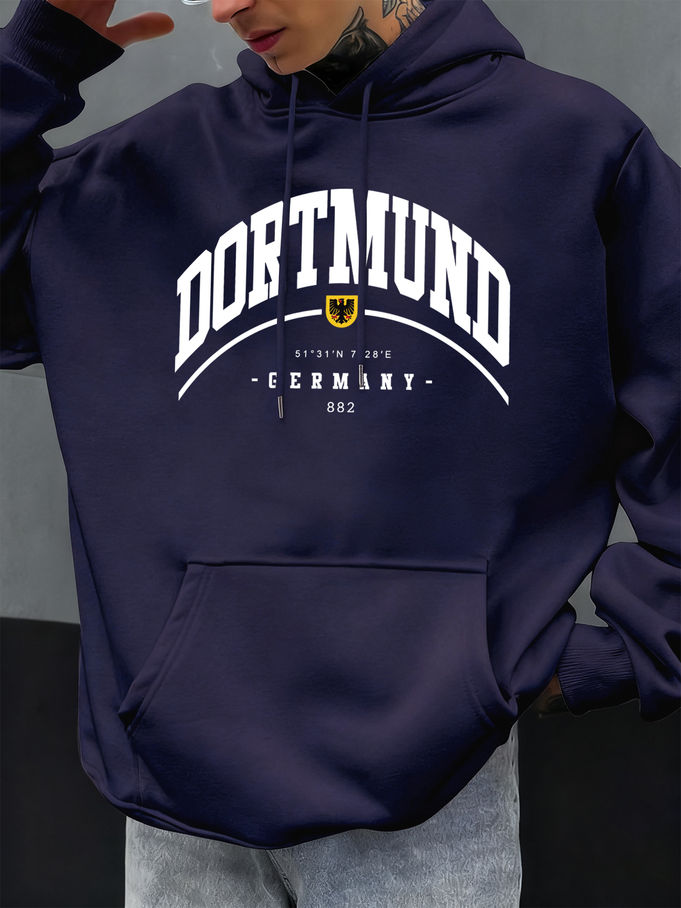 Dortmund Niemcy Wzór Liter Jes – Winter Clothing Germany recenzja i cena