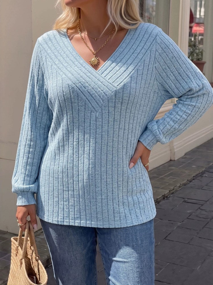 Damski sweter dzianinowy z dłu – Winter Clothing Plus Size recenzja i cena