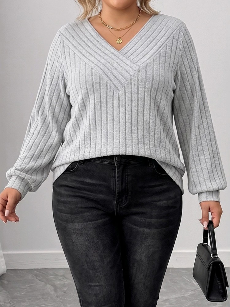 Damski sweter dzianinowy z dłu – Winter Clothing Plus Size recenzja i cena