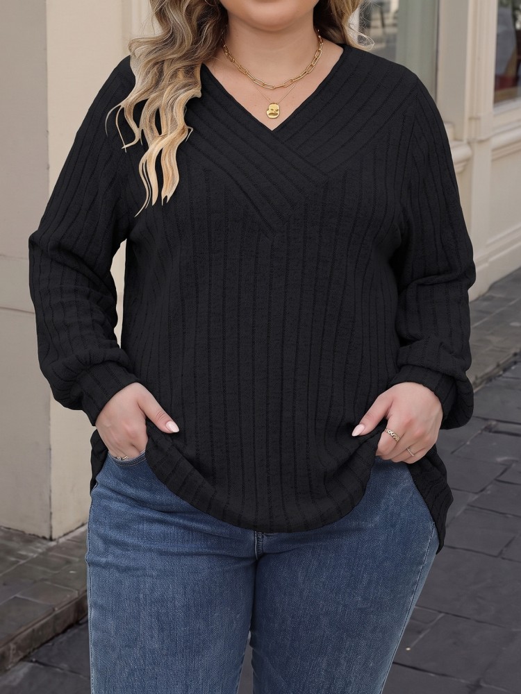 Damski sweter dzianinowy z dłu – Winter Clothing Plus Size recenzja i cena