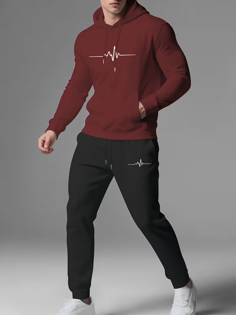 Męskie komplety sportowe, modn – Winter Clothing recenzja i cena