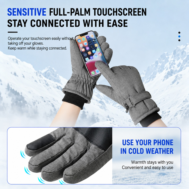 Wodoodporne Zimowe Rękawice Do – Waterproof Mitten Ski recenzja i cena