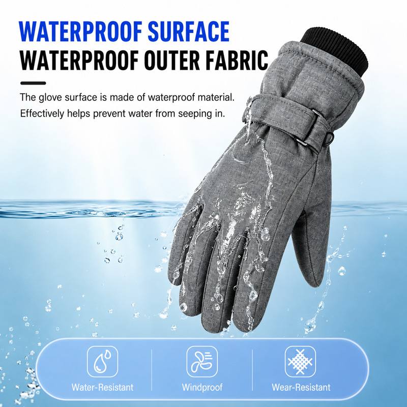 Wodoodporne Zimowe Rękawice Do – Waterproof Mitten Ski recenzja i cena