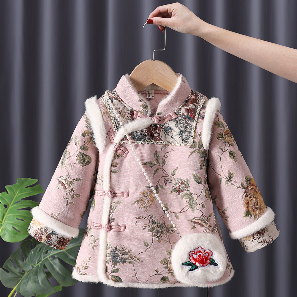 Zimowe Dziewczęce Hanfu Dzieci – Winter Clothing Baby Girl recenzja i cena