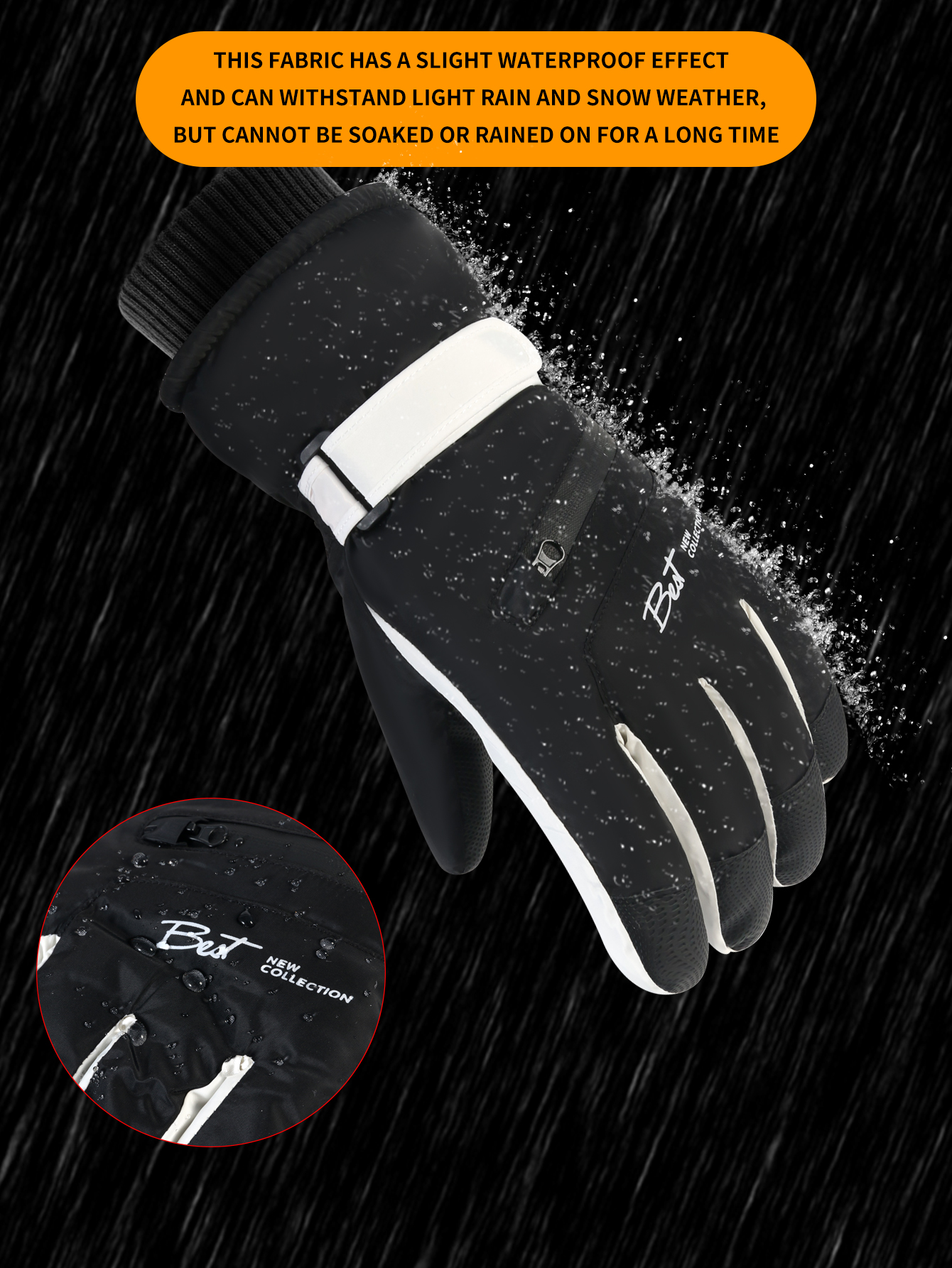 Zimowe ciepłe rękawice narciar – Waterproof Mitten Ski recenzja i cena