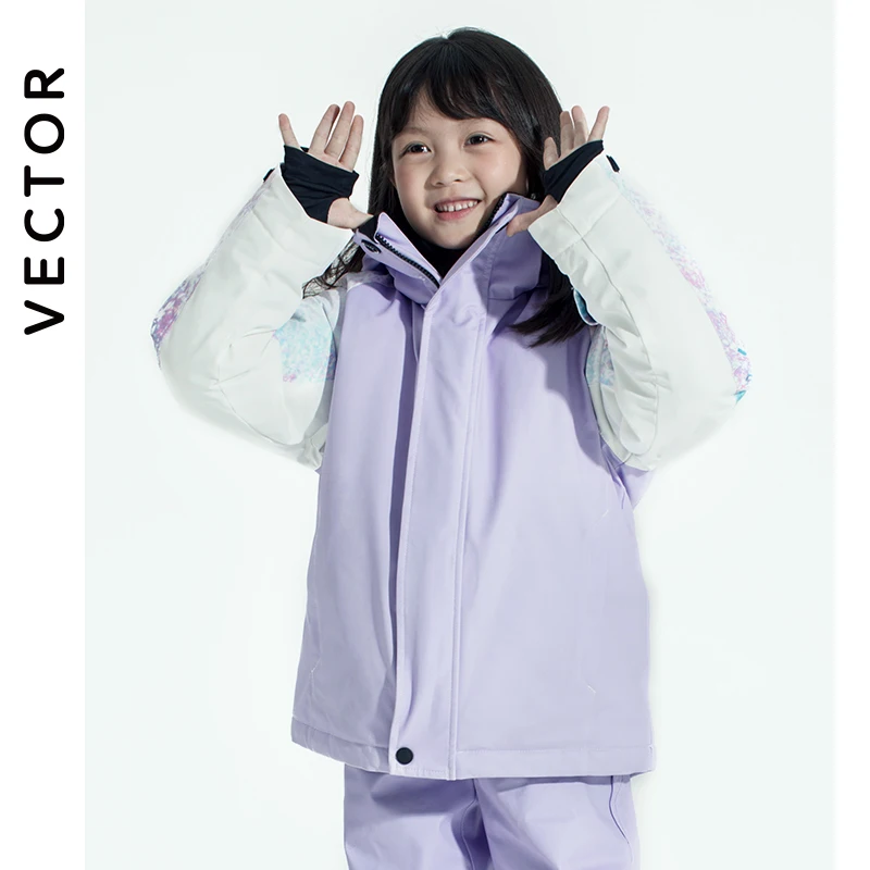 Dziecięca odzież śnieżna na ze – Winter Clothing Vector recenzja i cena