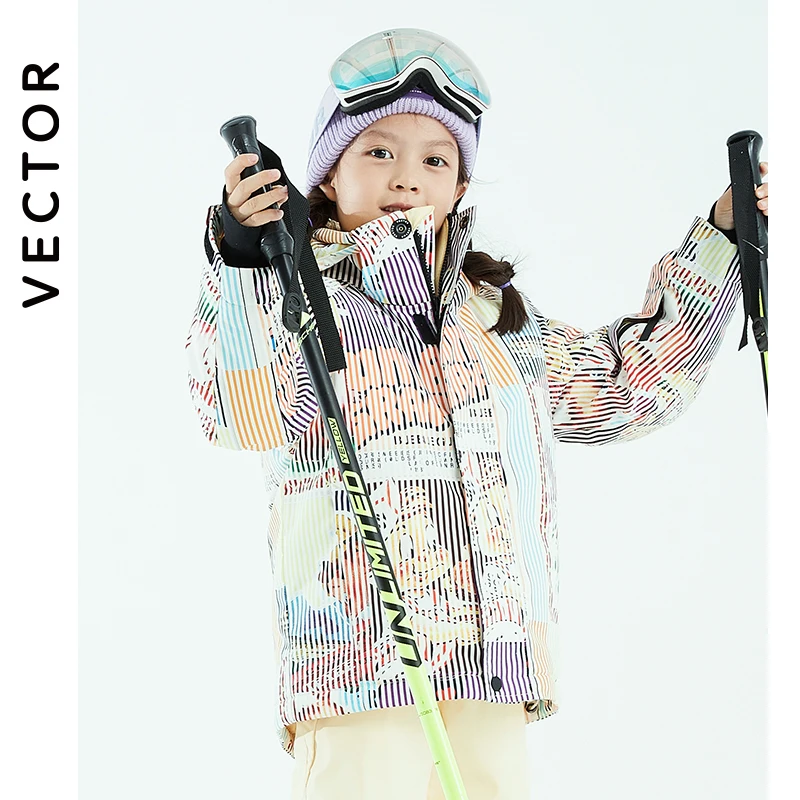 Dziecięca odzież śnieżna na ze – Winter Clothing Vector recenzja i cena