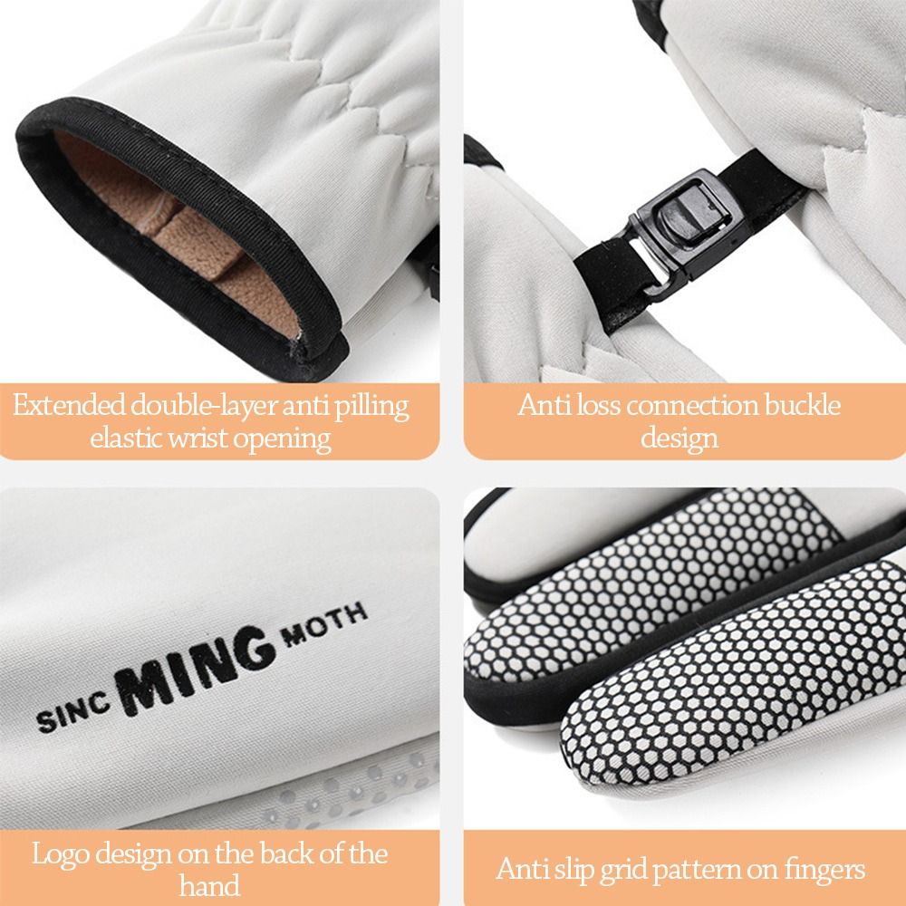Modne ciepłe zimowe rękawice z – Waterproof Mitten Ski recenzja i cena